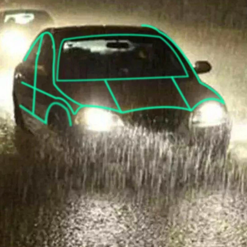 

Bike Stickers Bicycle Reflective Stickers Tapes Safety Car Stickers Light Luminous Warning Tapes Tools Bike Bicycle Accessories