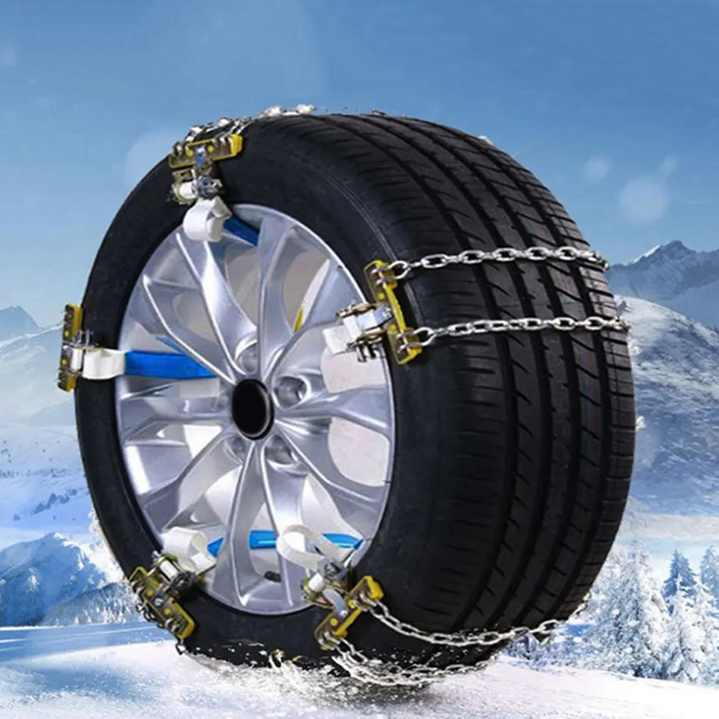 

General Automobile Tyre Anti-skid Chain Car Chain For Off-road Vehicle Snow Land Emergency Chain Universal Chain