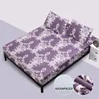 Водонепроницаемый наматрасник с 4 углами, эластичная лента, удобная воздухопроницаемая простыня для увлажнения кровати и против клещей