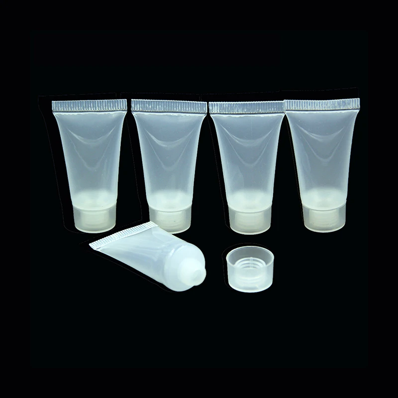 100 шт маленький образец упаковки Пустые контейнеры Косметика Мягкая трубка
