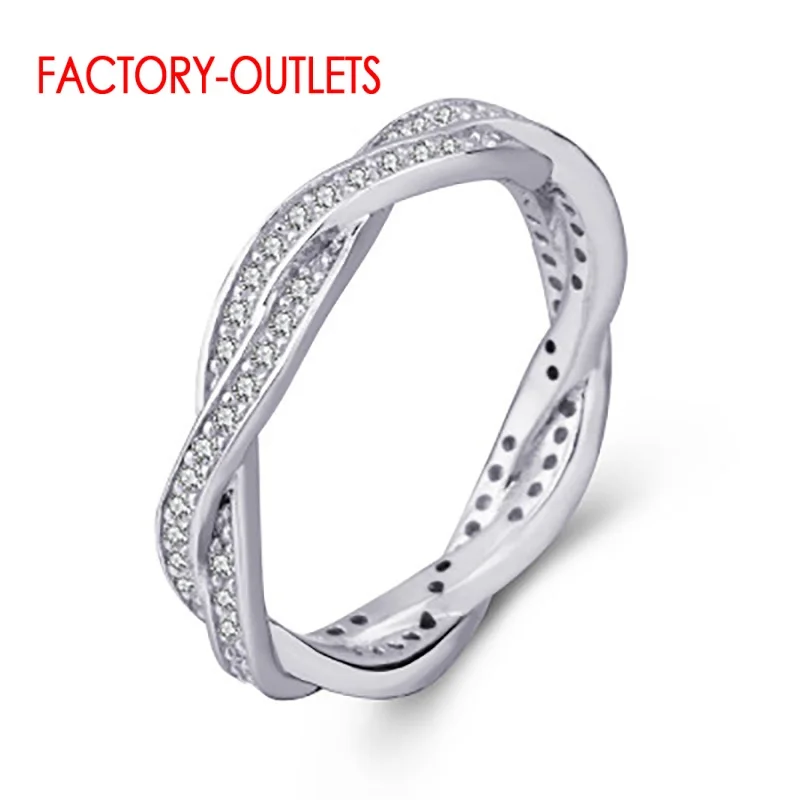 

Женское кольцо из серебра 925 пробы, с фианитом