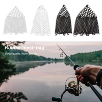 fishing dip net simple large reusable wearproof sturdy fishing dip net for outdoor landing net rubber fish net