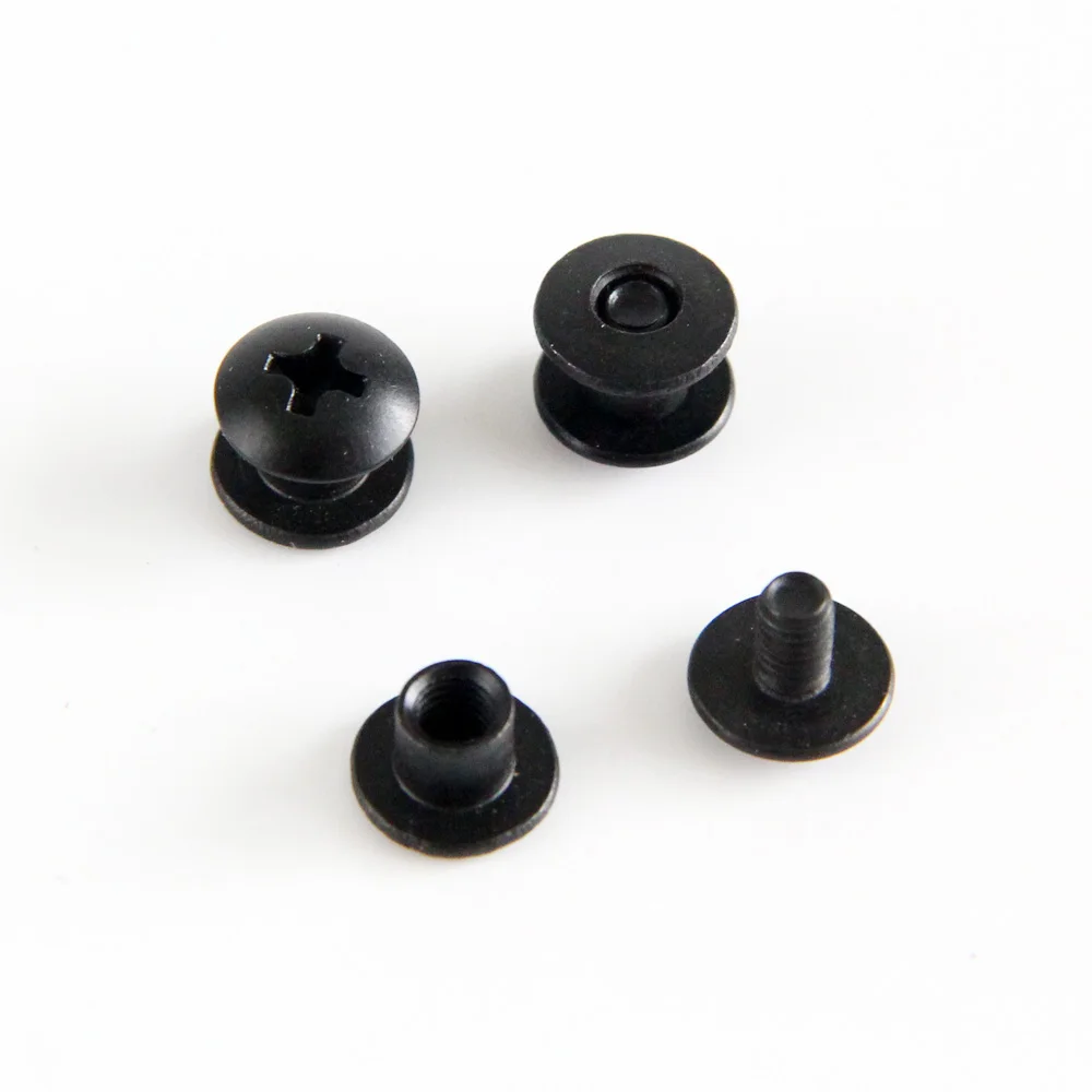 

Набор винтов с короткой стойкой из черной стали для самостоятельной сборки Kydex, 100 шт.