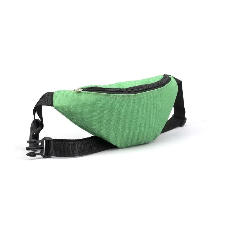 Сумка поясная отдел на молнии регулируемый ремень оранжевый/чёрный |