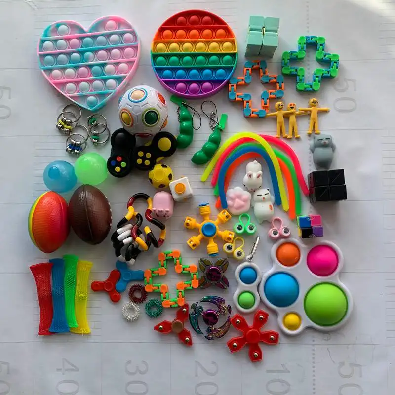 

Набор антистрессовых игрушек для взрослых и девочек, мраморный игрушечный инструмент для снятия стресса, коробка для игрушек