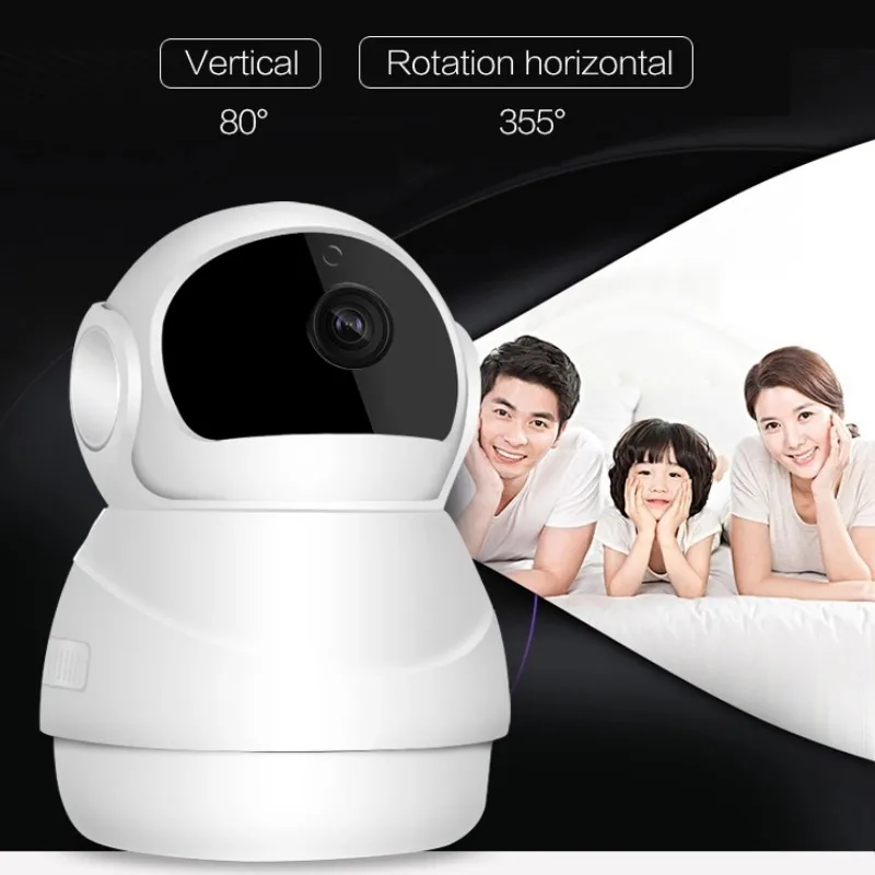 EC50 Wi Fi Камера 360 градусов рыбий глаз закрытый PTZ IP 1080P проектор для домашнего