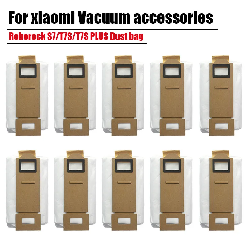 For Roborock S7 T7S Plus Accessories Dirty Bags Mop Cleaning Cloth Dust Bag Replacement Xiaomi Robot Vacuum Cleaner Parts Xiaomi