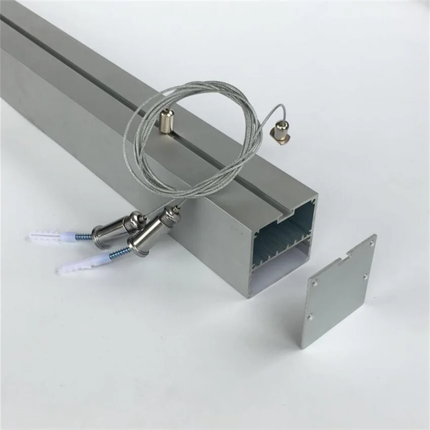 Бесплатная доставка Высокое качество 50 мм широкий супер тонкий Led канал из