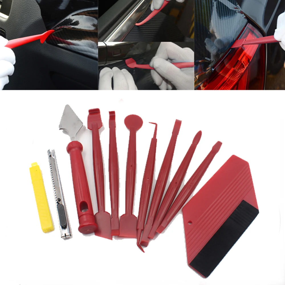 

Universal Vinyl Wrap Tools Film Squeegee Wrapping 11pc/Set Replacement