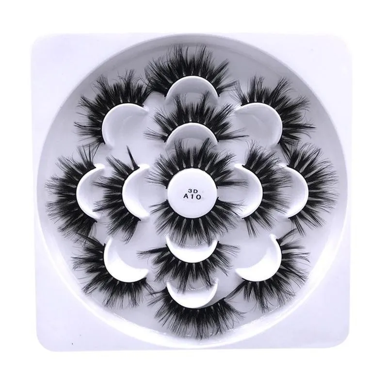 

7 пар 3D ресницы из искусственной норки натуральные Толстые Длинные Накладные ресницы драматические Накладные ресницы макияж Искусственные...