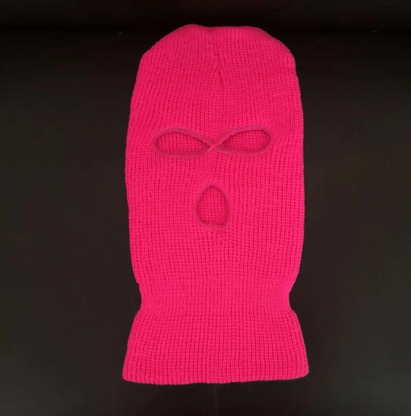 1 шт. Бесплатная доставка зимняя Лыжная шапка 3 маска с прорезями для шеи Хэллоуин