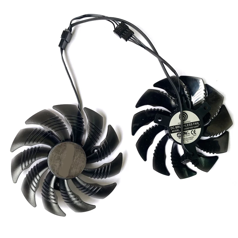 Вентилятор охлаждения для карт Gigabyte GTX1060 P106 1050 1070 RX 470 480 570 580 2 шт. 85 мм T129215SU |