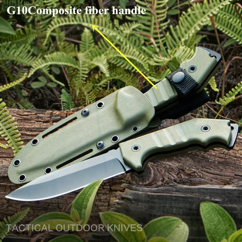 

Short Knives D2 Steel High Hardness Saber Outdoor Multi-Purpose Survival Self-Rescue Tactical Defense Fixed Blade Straight Knife