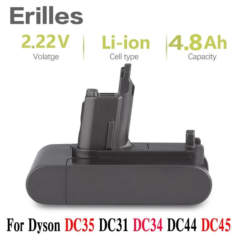 22 2 в 4800 мАч литий ионный Пылесос аккумуляторная батарея для Dyson type B DC31 DC34 DC35 DC44