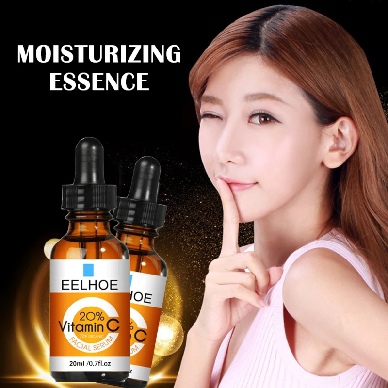 

Vitamin C Liquid Serum Anti-aging Whitening VC Essence Oil Anti-wrinkle Lighten Spots Hyaluronic Acid Facial Essence Skin Care