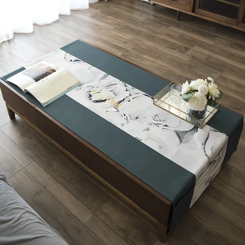 Все размеры с цветочным принтом влагостойкая скатерть рисунком розами