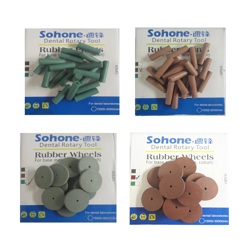 100 шт. стоматологическое лабораторное полировки Цвета: зеленый коричневый палкой