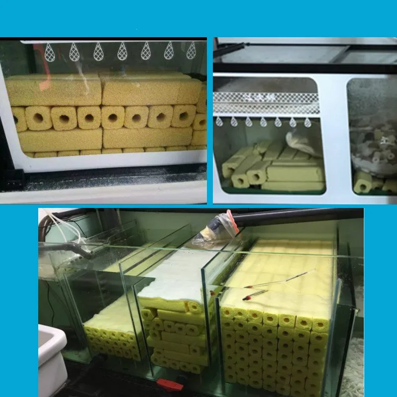 

10pcs Bio Filter Media Tube Aquarium Bacteria House Fish Tank Raw Water Treatment System Recirculating Aquaculture