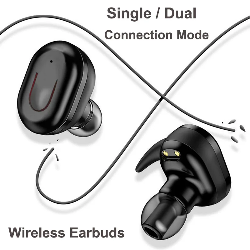 Беспроводные Bluetooth наушники wearbuds, спортивные стерео наушники, TWS с микрофоном, наушники для iPhone, Xiaomi, huawei, samsung, гарнитура