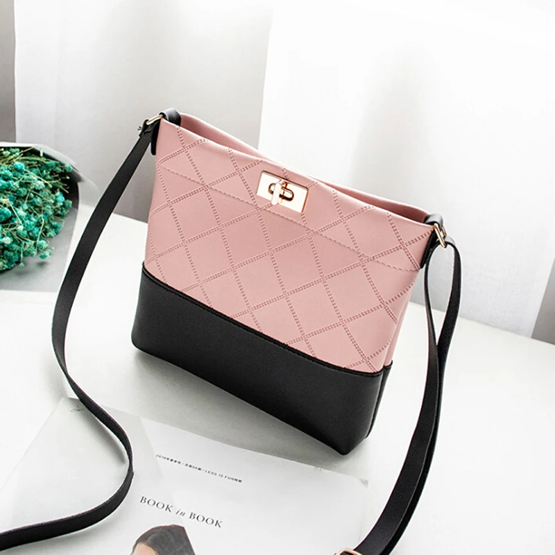 

Fashion PU Leather Satchel Handbag Women Shoulder Bag Handbags Shoulder Tote Messenger Crossbody Bag For Women Girls Hasp Pouch