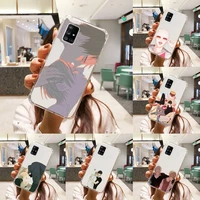 19 days love anime phone case transparent for samsung a51 a50 a71 a70 a81 m60s note s21 s 20 10 9 8 11 e plus ultra