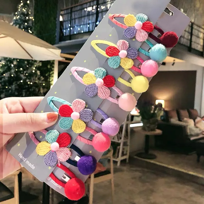 5/10 шт./компл. милые заячьими ушками детская Заколки для волос Красочные на