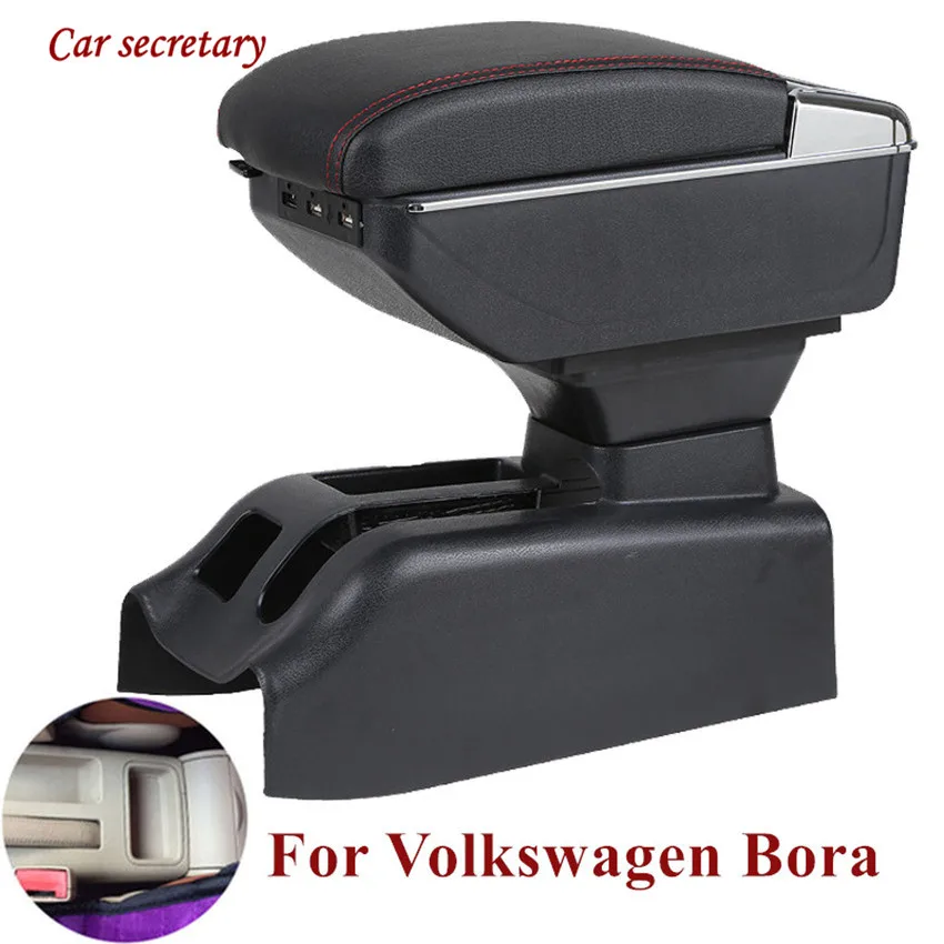 Подлокотник для Volkswagen Bora Golf 4 центральный контейнер хранения вещей подстаканник