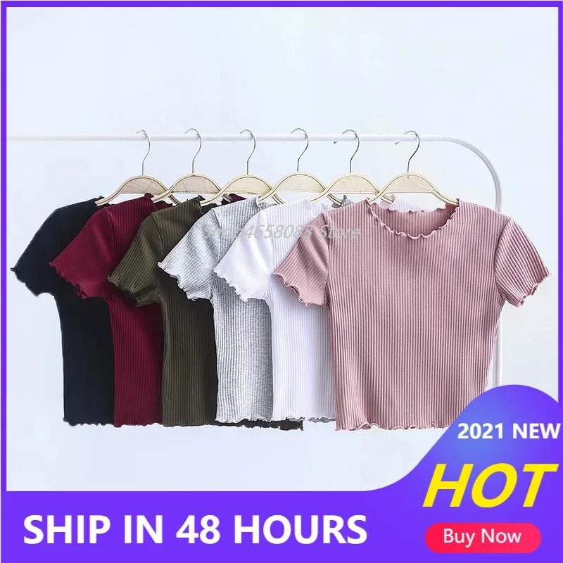 Винтажная футболка с круглым вырезом и коротким рукавом новинка 2017 Женская