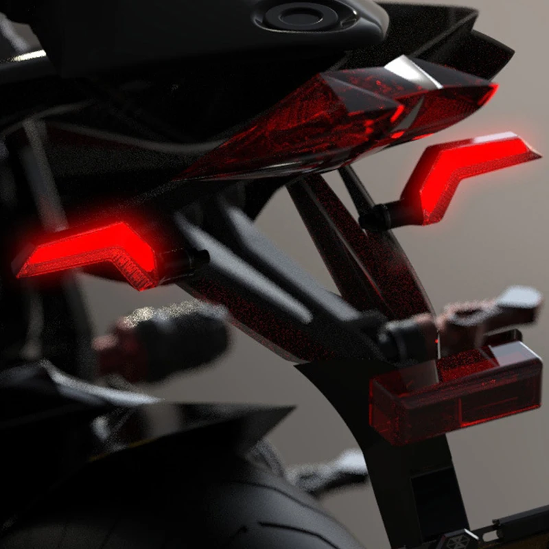 12V светодиодный индикаторы для мотоцикла течет указатели поворота мотоцикл