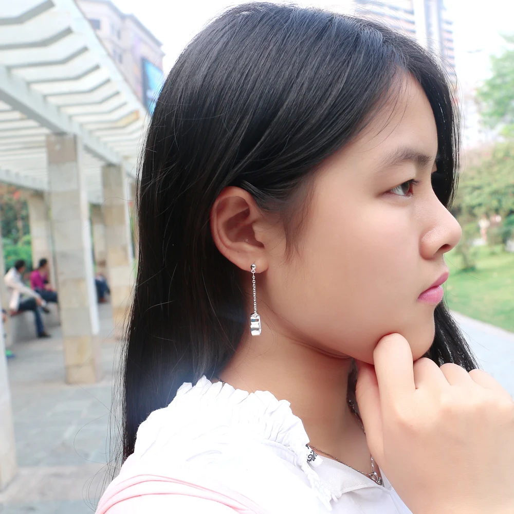 

925 sterling silver zircon earring for girls,women jewelry fashion;High quality 925Sterling silver;Hot style!!!