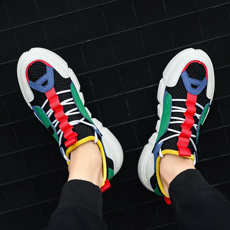 Горячая Распродажа мужских ботинок легкие кроссовки Дышащие слипоны