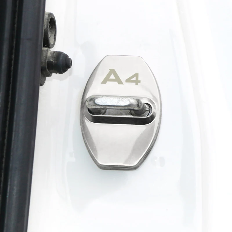 4 шт. защитная крышка для дверного замка Audi A1 A3 A4 A5 A6 A7 A8 Q3 Q5 Q7 S8 TT|Защитный корпус