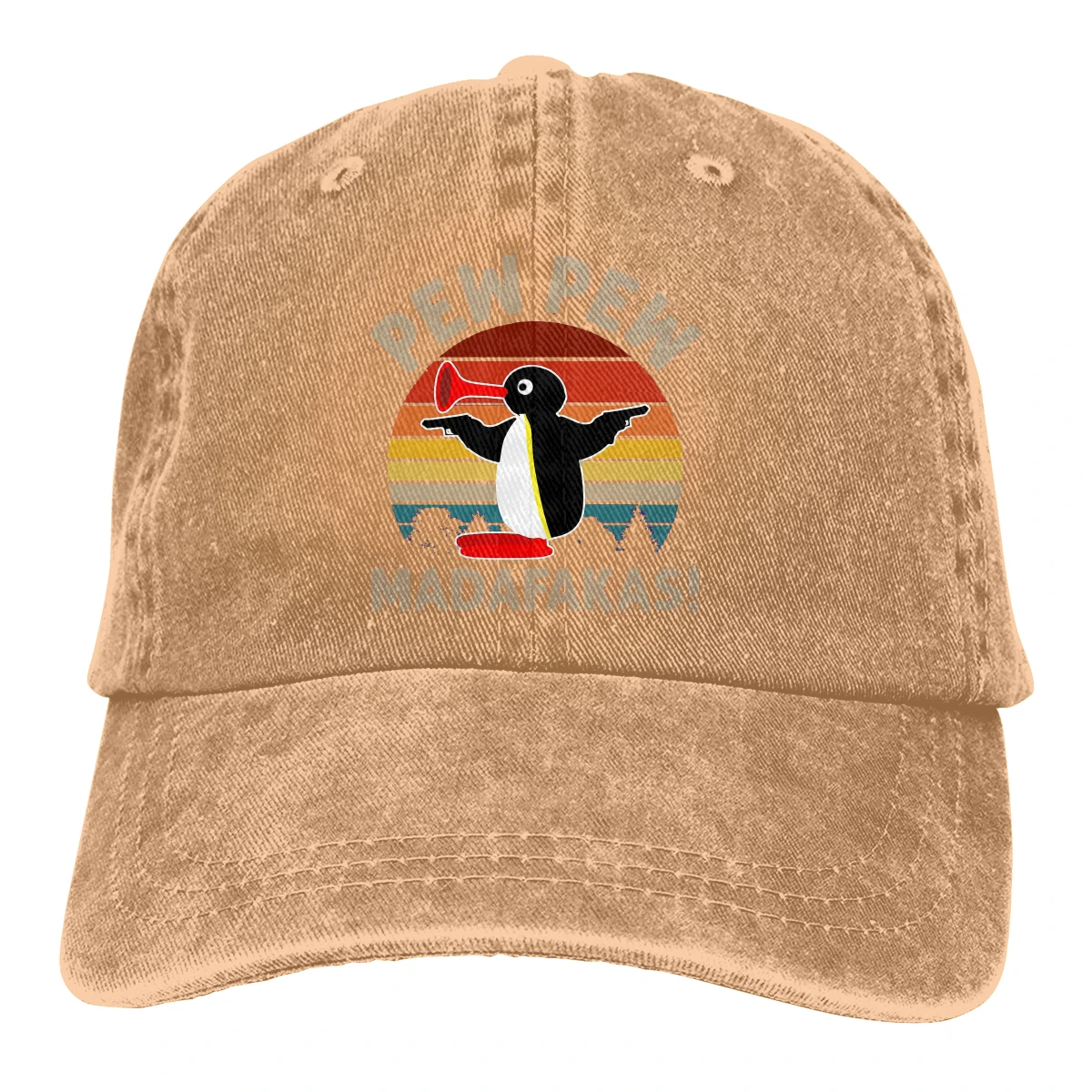 

2020 Summer Best Selling Print Pew Madafakas Baseball Caps Peaked Cap Pingu Pinga Penguin TV Sun Shade Hats for Men