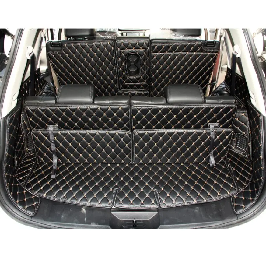 

for Leather Car Trunk Mat Cargo Liner for Nissan X-trail Rogue 2013 2014 2015 2016 2017 2018 2019 2020 Rug Carpet Sticker