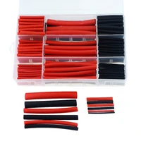270pcs 31 with glue dual wall pe heat shrinkable tube shrinking assorted wrap wire cable polyolefin insulated sleeve tubing set