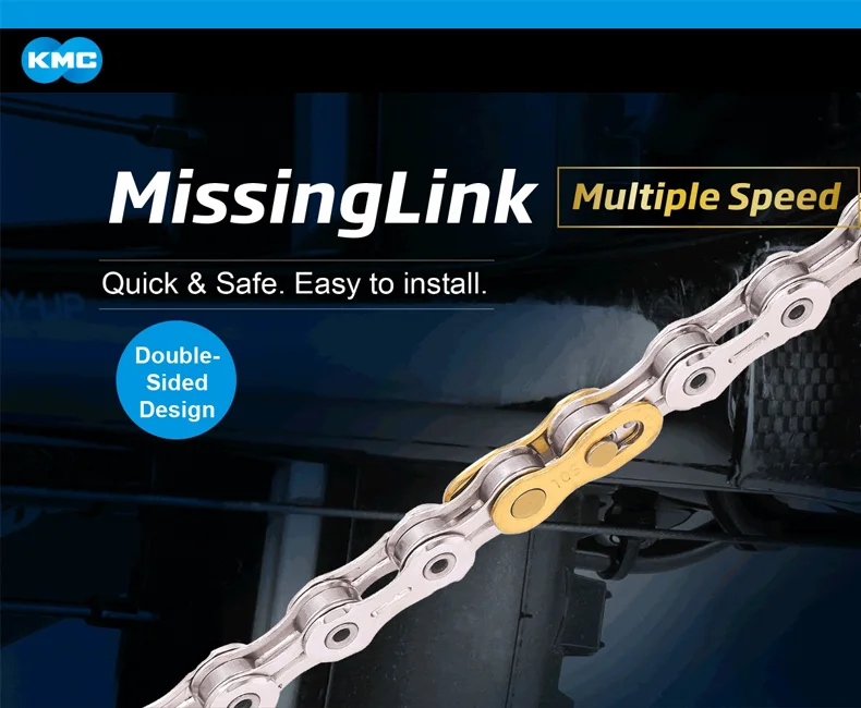 KMC 1 пара велосипедная цепь MissingLink для 8 9 10 11 12 скоростной mainframe системы привода соединительное звено цепи разъем