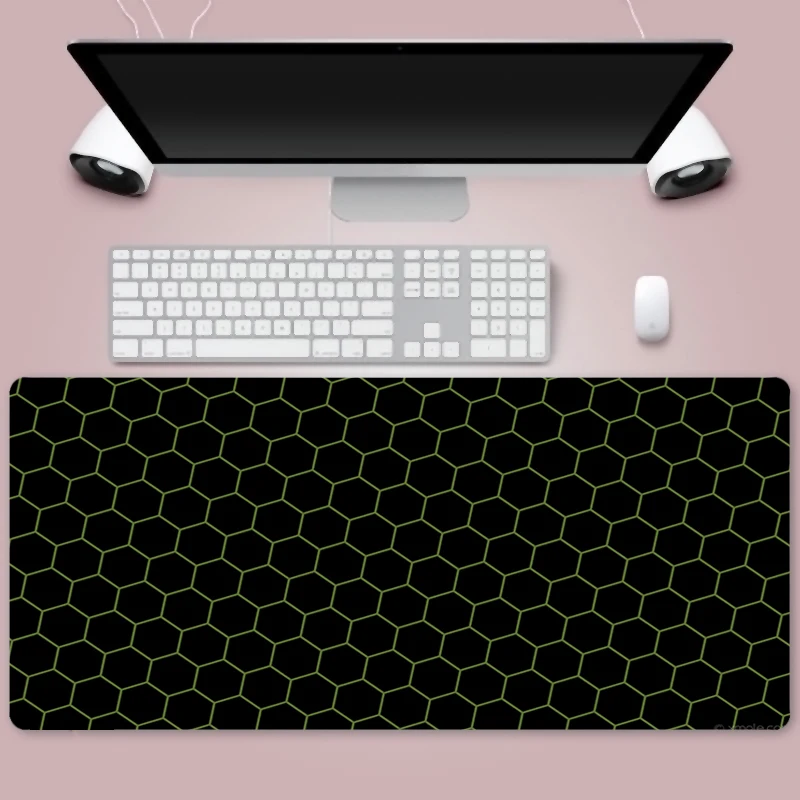 

Mouse Pad Mat Gaming Keyboard Mousepad XL Game Customized Personalized Mouse Pad for Office Computer Desk Black and Green