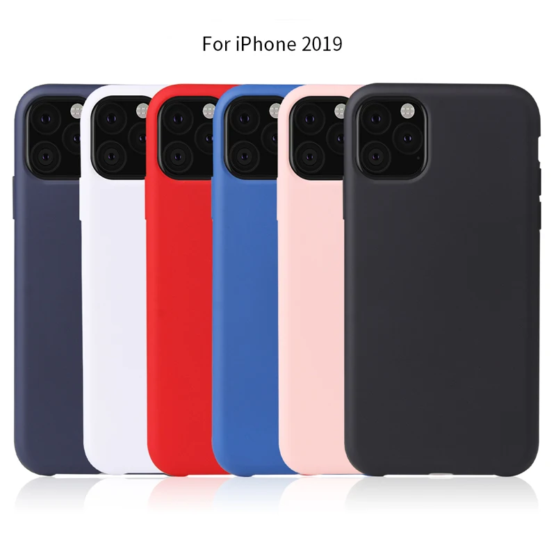 

Fashion Original Liquid Silicone Phone Oppselve Case For iPhone 11 & 11 Pro & 11 Pro Max Newest Luxury Microfiber Coque Cover