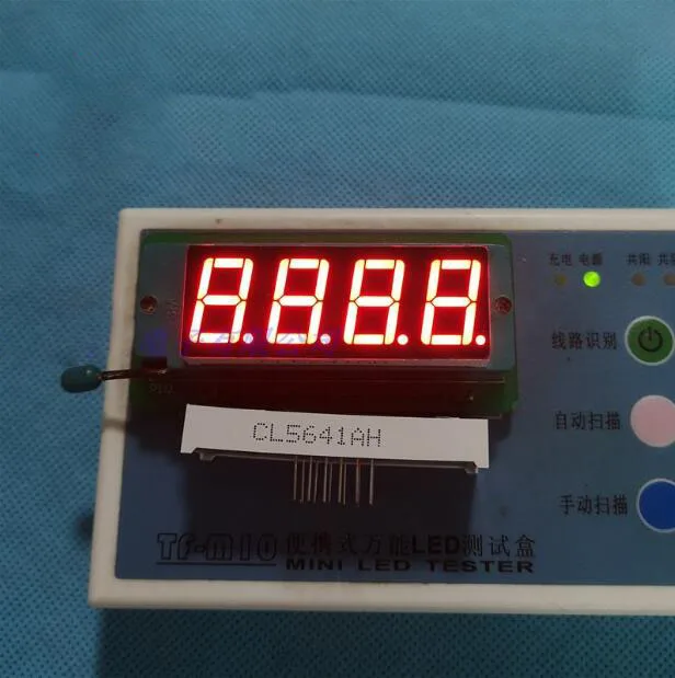 10 шт. 4-битный 0 56 дюймовый цифровой трубчатый светодиодный дисплей Whtie/красный