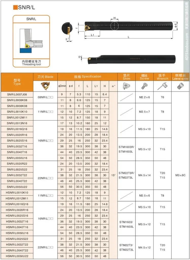 1 шт. SNR0013M16 SNR0013Q16 SNR0020R16 SNR0025S16 резьбовой инструмент держатель внутренний держатель инструментов для 11ER 11IR резак для резки тросов