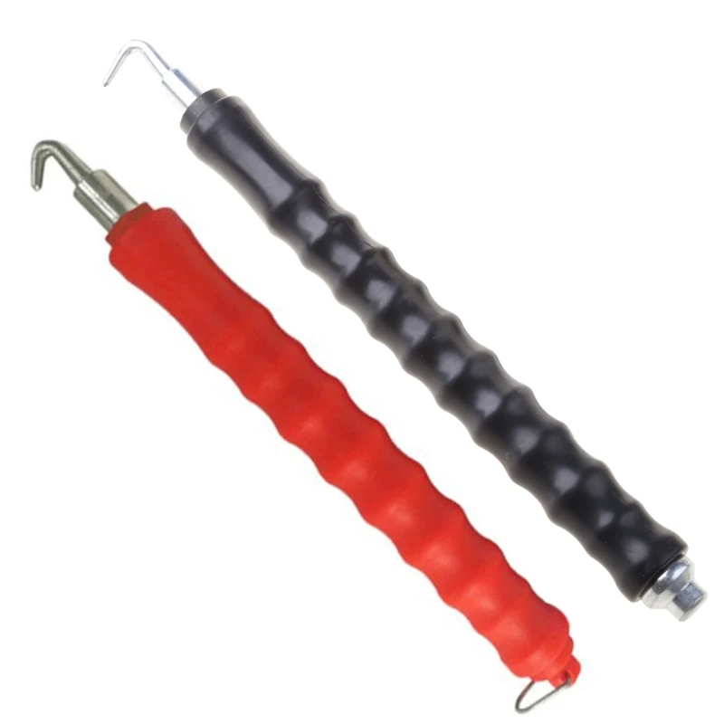 Полуавтоматический выдвижной арматурный крючок с привязанным крючком ручкой