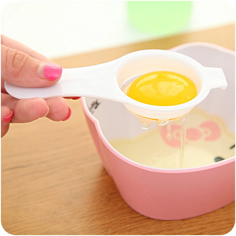 

Egg Divider Egg White Yolk Separator Household Kitchen Cooking Tools Filter Separator Cooking Gadgets Kitchen Gadgets Wholesale