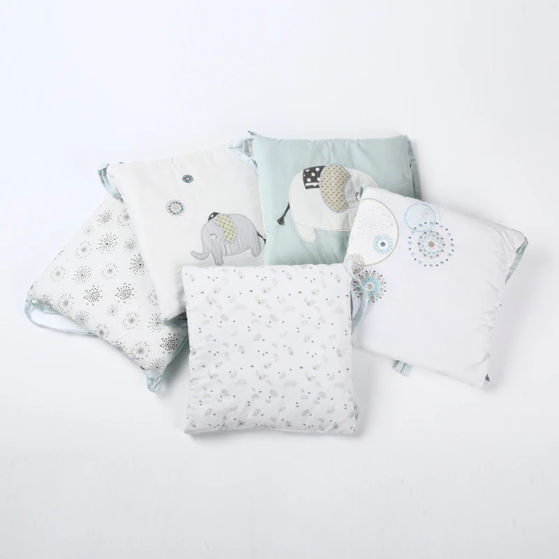 

6Pcs Baby Bed Bumper Crib Protection Infant Cotton Cot Soft Cradle Guard Safe Baby Bed Room Decoration