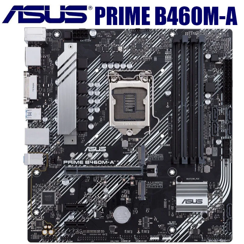 Bestellen ASUS PRIME B460M-A LGA 1200 Motherboard 10th Generation Core/Pentium/Celeron DDR4 128GB PCI-E 3,0 M.2 Desktop PC Micro ATX Neue