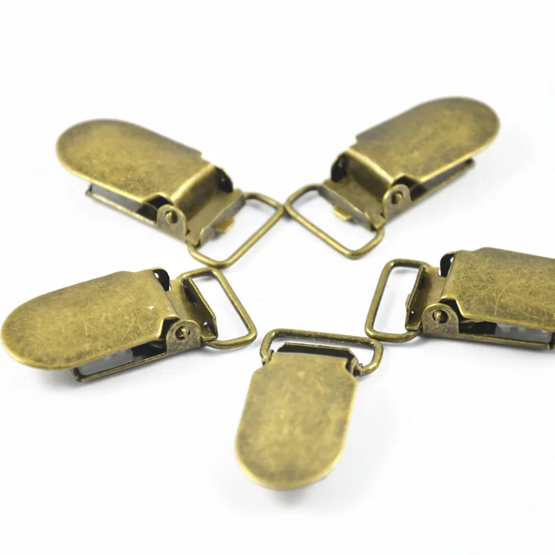 50 шт. античная бронза подтяжки зажимы держатели держатель ткань аксессуары