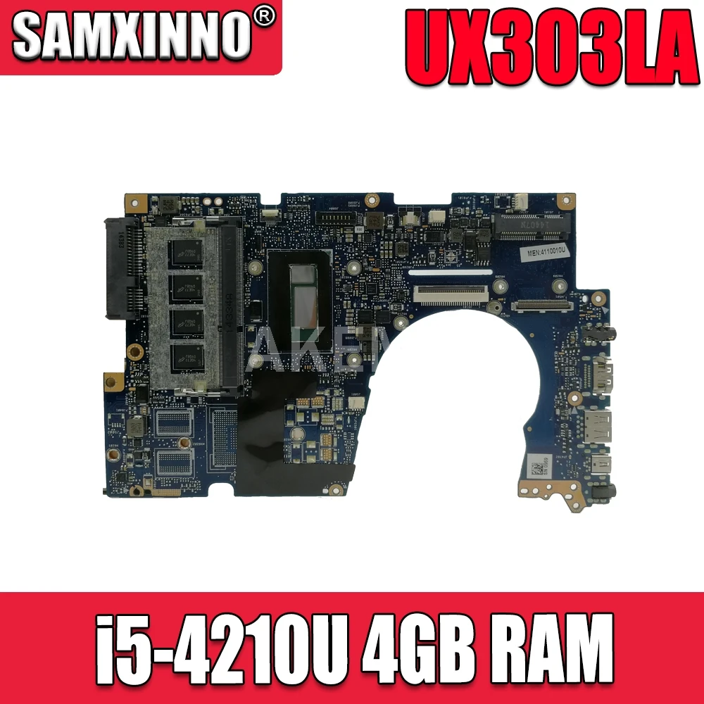UX303LAB Материнская плата ноутбука для ASUS UX303LA UX303LNB i5 4210U 4 ГБ RAM 90NB04Y0 R06000|Материнские