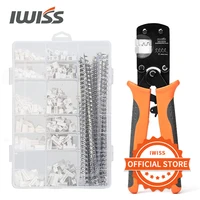 IWISS IWS-3220M Crimper Plier 0.03-0.52mm² 32-20AWG Micro Connector Ratecheting Crimping Tool Set 1470pcs PH2.0mm Terminals Kit