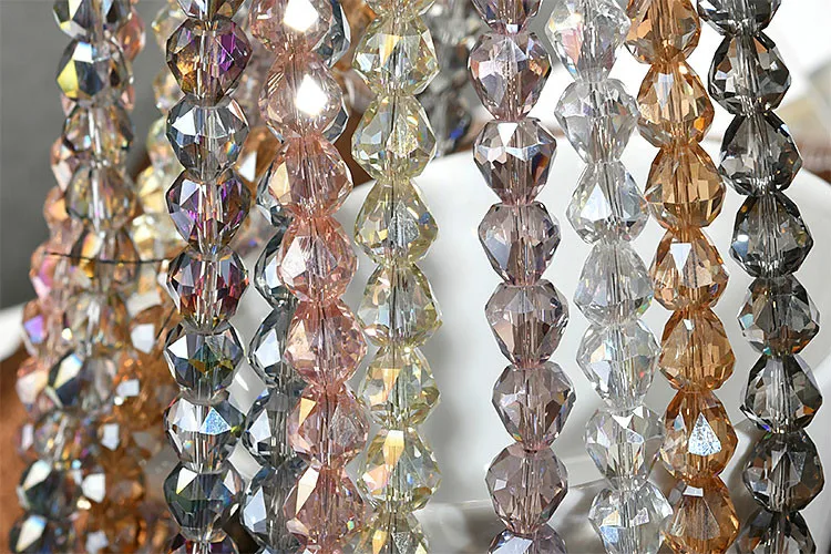 Сделай Сам ручной бисер капли воды стекло серьги с бисером из кристаллов браслет