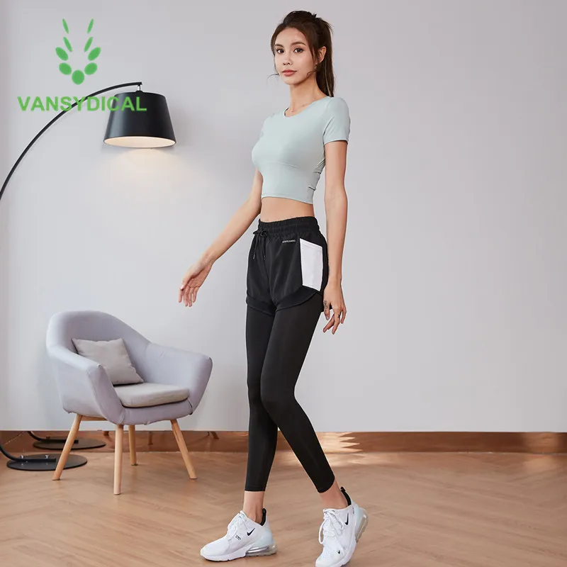 2021 Спортивная одежда для тренировок йоги набор женщин летняя спортивная детей