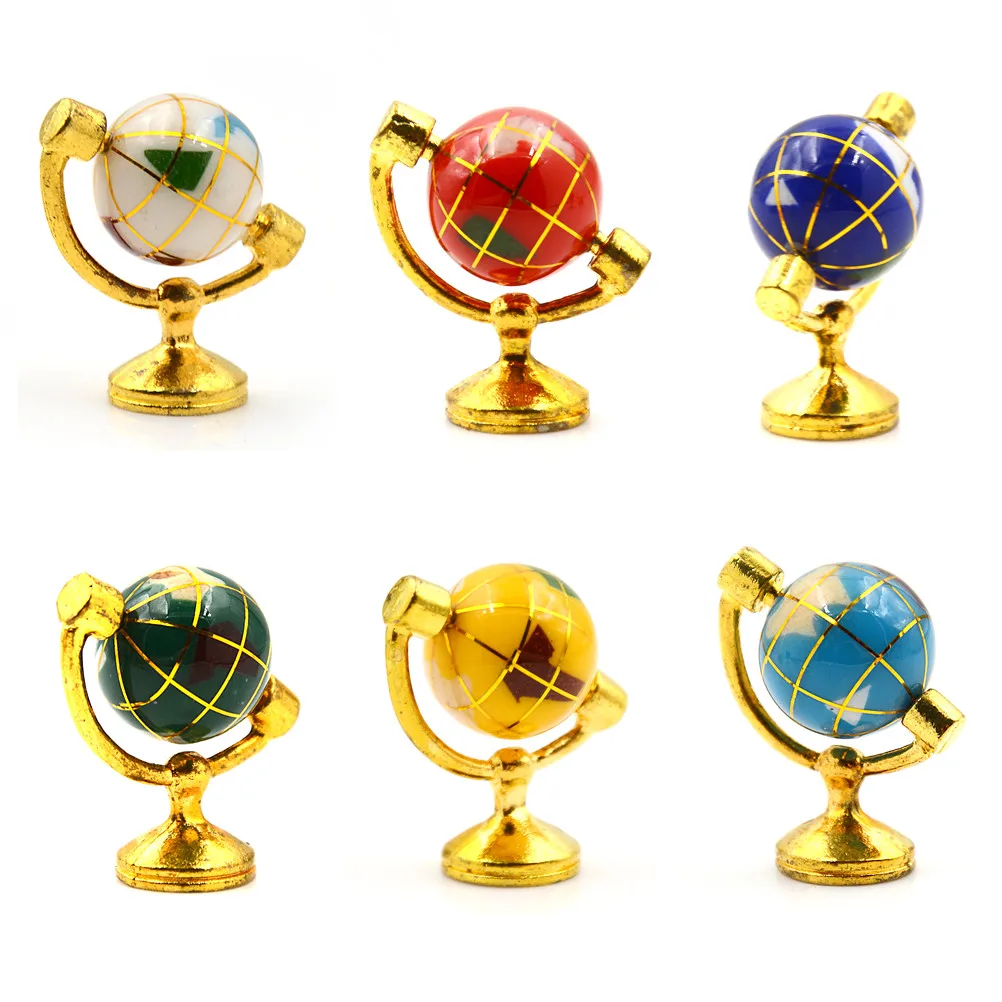 1 Pc New Arrival 1/12 Dollhouse Miniature Accessories Mini Globe Model Simulation Furniture Doll HouseToy | Игрушки и хобби